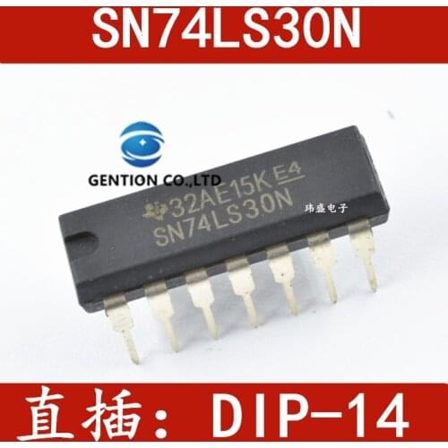 10PCS Positive SN74LS30N DIP-14 HD74LS30P 8 input nand gate logic chip in stock 100% new and original