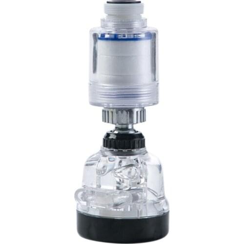 360 Degree Rotating Shower Faucet Splashproof Dechlorination Water Purify E5BE