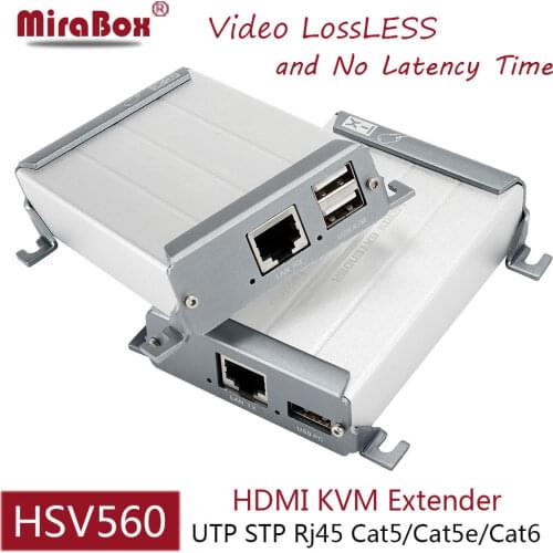 80m HDMI KVM Extender USB Transmitter and Receiver 1080p over UTP STP Cat5/5e/Cat6 Rj45 Network HDMI Ethernet Extender