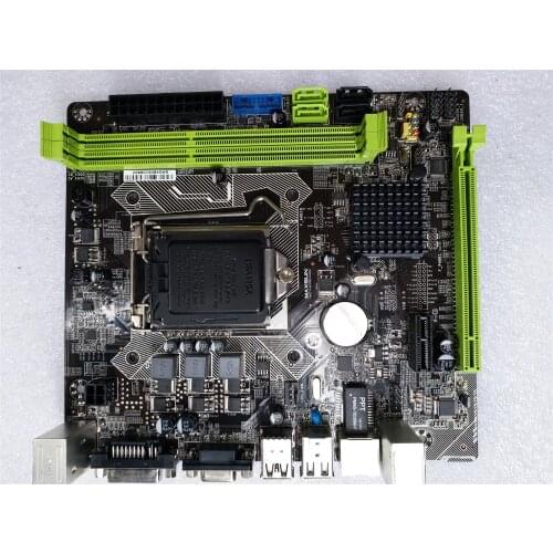 Used, for MAXSUN MS-H81M solid-state 19 * 17 H81M motherboard VGA + DVI G3250,100% tested good