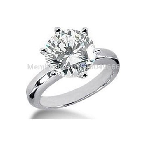 FREE SHIPPING >>>sFashion jewelry Wedding Engagement White Crystal Gold Filled Ring