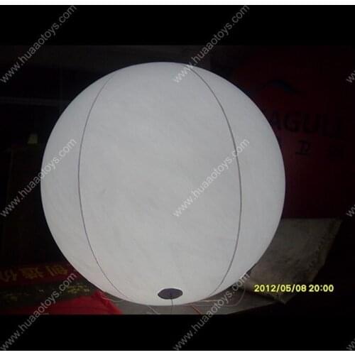 Free shipping LED light 2m/6.5ft giant inflatable balloon for events