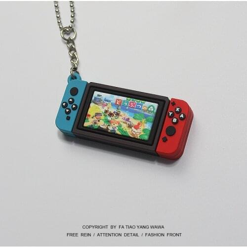 Key chain necklace dual use! Pack the box! Game console necklace