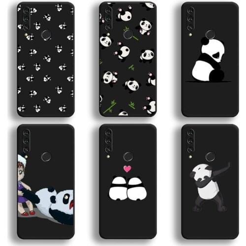 Cute Cartoon panda Phone Case Huawei Y6P Y8S Y8P Y5II Y5 Y6 2019 P Smart Prime Pro