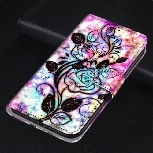 Cat Tiger Flower Patterned Phone Coque For Case Redmi 3 3S 4A 4X 5 Plus 5A 6A 6 Pro 7 7A Lion Card Slot Kids Wallet Cover D08F