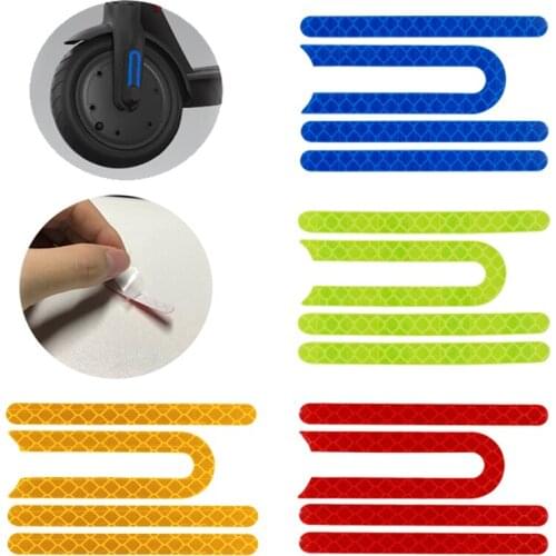 Scooter Front Rear Wheel Tyre Cover Protective Shell Reflective Sticker For Xiaomi Mijia M365 Electric Scooter Skateboard Parts