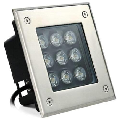 IP68 waterproof AC85V~265V 9W LED Underground light LED LAMP Deck Light LED inground light warm white/white/red/gree/blue/RGB