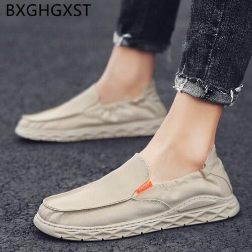 Vulcanized Shoes Slip on Loafers Men Breathable Shoes Fashion Brand Summer Comfortable Casual Shoes Men 2020 Zapatos De Hombre