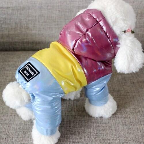 New Winter Puppy Dog Clothes Warm Down Jacket Waterproof Jacket Hoodie Puppy Pet Clothes Puppy French Bulldog Chihuahua