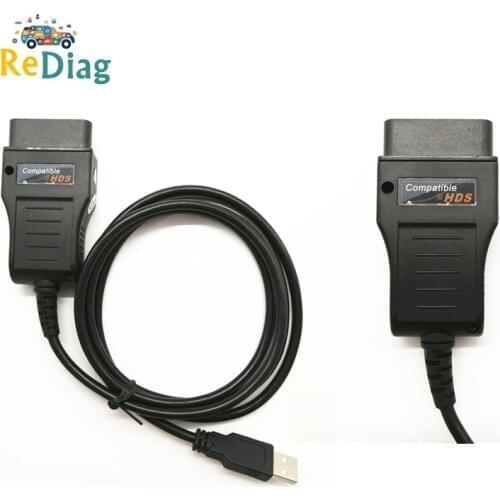 New HDS USB Cable for Honda OBD2 Cable Diagnostic Cable with Multi langauge Auto OBD2 HDS Cable Free Shipping