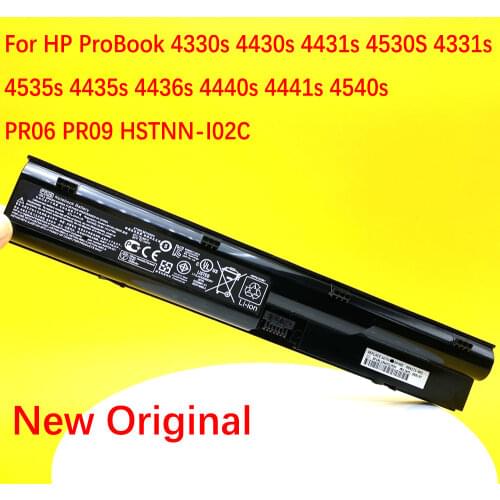 Original PR09 PR06 Laptop Battery For HP ProBook 4330s 4331s 4430s 4431s 4530s 4535s 4435s 4436s 4440s 4446s 4540s 4545s