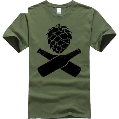 Wholesale Discount Hops Beer T Shirt Craft Beer Bottles Logo Microbrew Home Brew Shirts Ipa Pale Ale Funny Beer Shirtmandude