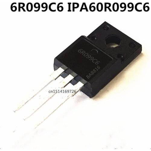Original 5PCS/ 6R099C6 IPA60R099C6 TO-220F 600V38A