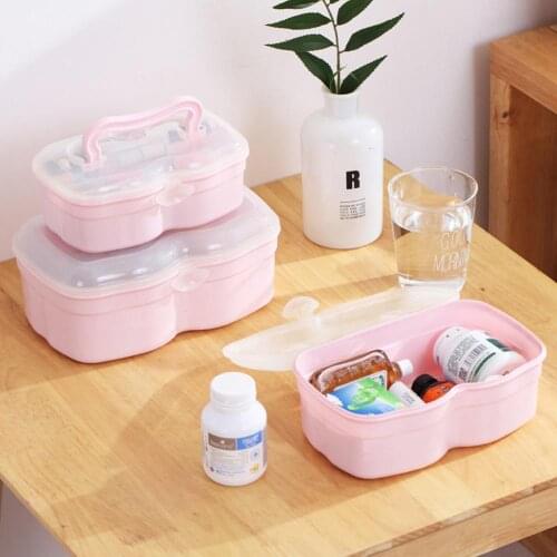 Portable Storage Box Organizer Cosmetics Medicine Sewing Thread Nail Polish Holder Case for Nail Art