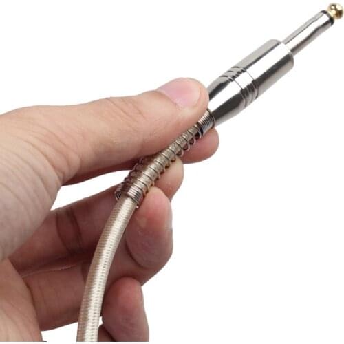 Durable 1/4" 6.35mm Male to Male Audio Cable Gold for Guitar Performance 5m