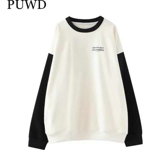 Женские толстовки с принтом PUWD China At AliExpress