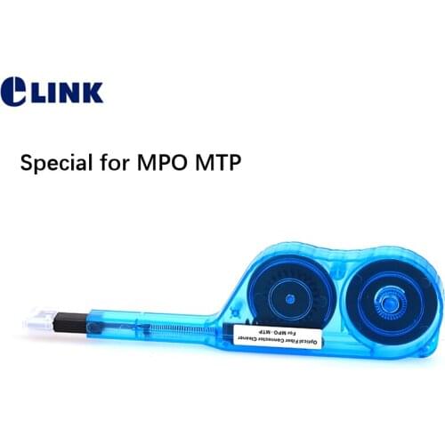 MPO/MTP Fiber Cleaning Pen One-Click fiber optic connector cleaner MTP MPO Bulkhead cleaner 500+ ftth reel cleaner free shipping