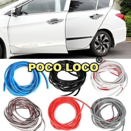 5M Universal Car Door Edge Guards Trim Molding Protection Strip Scratch Protector For Car Vehicle