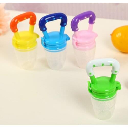 1Pcs Baby Pacifier Fresh Food Milk Nibbler Feeding Safe Feeder Kids NippleBaby Supplies Nipple Teat Pacifier Bottles
