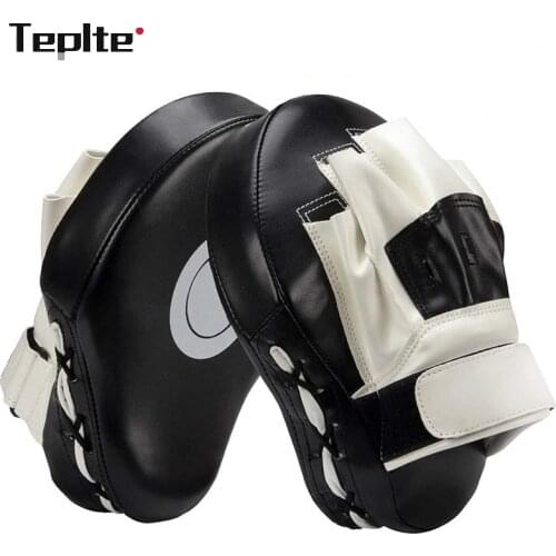 1pc Curved Boxing Bag Boxing Equipment Focus Punching Bags For Taekwondo Muay thai Karate Adults Kids PU Training Paws Pads