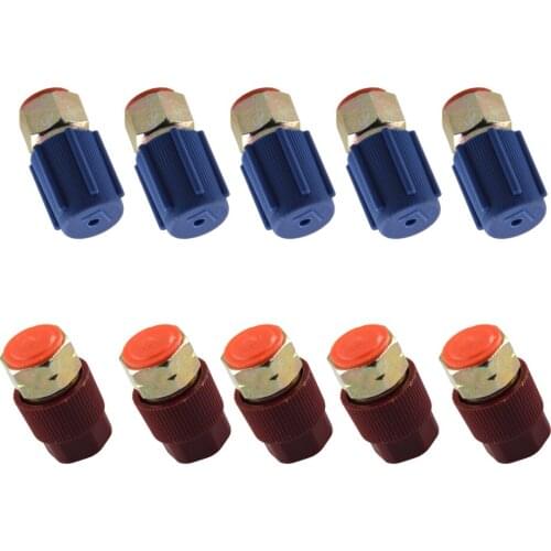10 Pcs AC Charging High Low Adapter Retrofit R12 To R134a Quick Disconnect