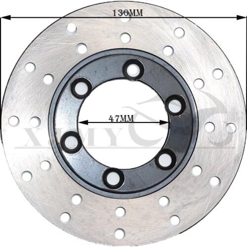 130mm front brake disc rotor, used for four-wheel ATV off-road kart TAOTAO 4 Wheeler ATV 4 Wheeler Taotao Sunl Roketa