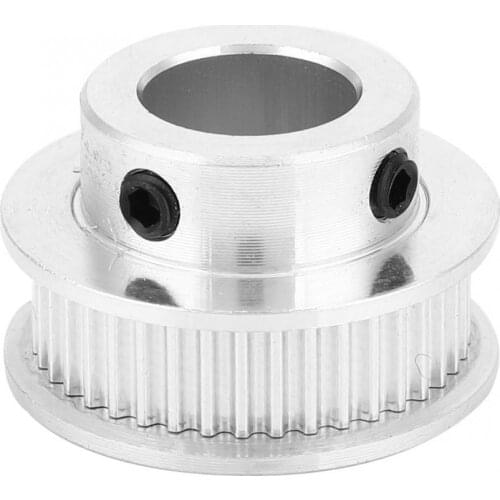 2GT 40 Trapezoid Teeth 1:2345 Synchronous Wheel Aluminum Alloy Timing Pulley 5/6/8/10/12mm For 6mm Wide Timing Belt With Hex Key