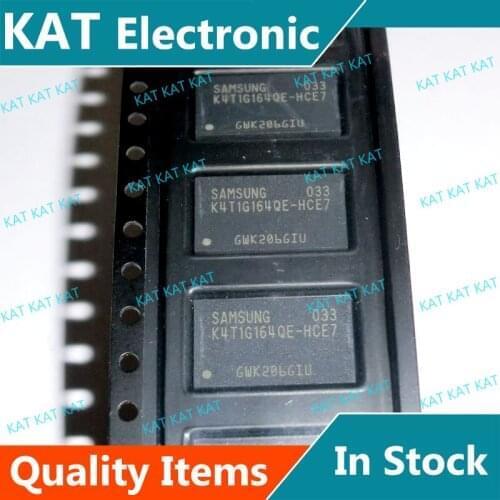 5PCS/Lot K4T1G164QE-HCE7 K4T1G164QE-HCF7 K4T1G164QE-HCE6 64Mx16 84 FBGA