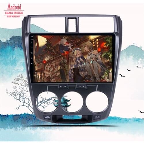 Car Auto Radio Android 10 For Honda City 2008 2009 2010 2011 2012 2013 Navigation GPS Multimedia Player 2 din DVD Tape Recorder