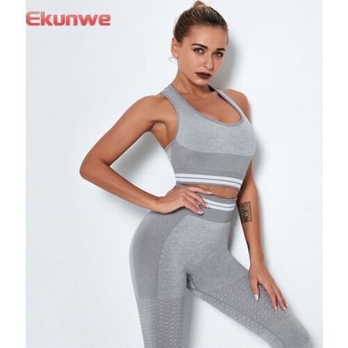 Seamless Sports Leggings Sets Stretch Yoga Bras+Fitness Leggings Sports Suits Gym Sets Workout Training Yoga Sets Leggings Sets