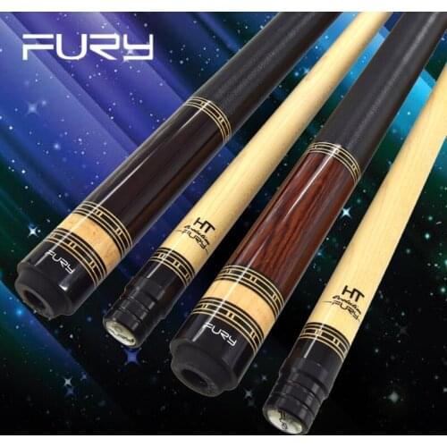Fury Billiard Pool Cue CJ Series 13mm Kamui Tip 147cm Length Professional Maple Shaft 8 Teeth Joint with Excelllent Extension