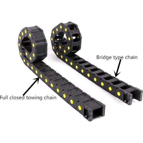 Bridge chain 25x77mm 25x57mm 25x50mm 25x38mm Open Cable Drag Chain Wire Carrier Towline Cable carrier towing chain