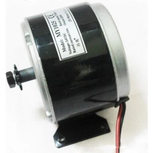 24V 250W High-Speed Brushed DC Functional Motor Electric Scooter Folding Bicycle Electric Bicycle Brush Motor Bike Accessories