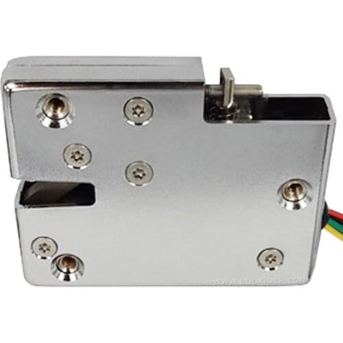 Electric lock for locker Cabinet with Door Status Reporting and Emergency Override (MA1208LS)