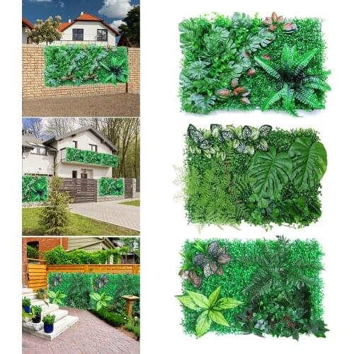 Climbing Garden Plant Fence Protected Privacy Fence Screen Artificial Plant Hedge Panel Green WallFor Outdoor Garden Backyard