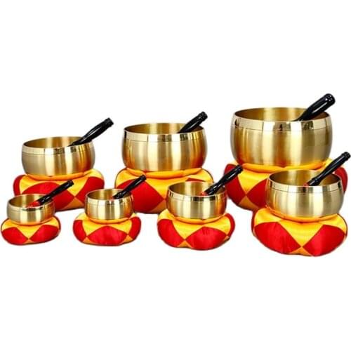 15cm 25cm Copper Chime Singing Bowls Buddha sound bowl buddhist instrument meditation alms bowl
