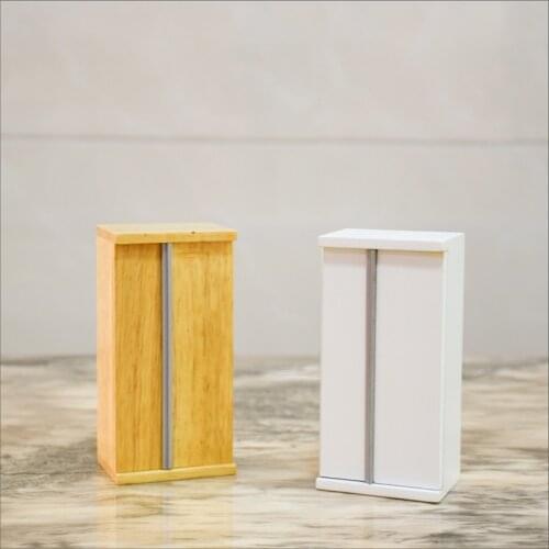 G05-X5102 children baby gift Toy 1:12 Dollhouse mini Furniture Miniature Double door refrigerator model 1pcs