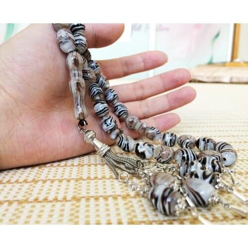 Islamic prayer beads Rosary Tasbih tesbih imitation amber color resin material Muslim misbaha tasbeeh sibha Subha masbaha