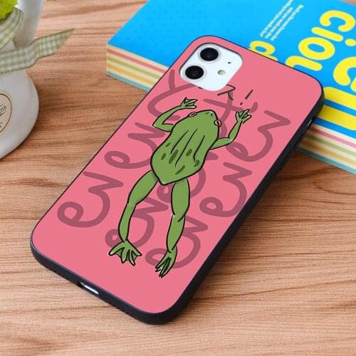For iPhone Jojos Bizzarre Adventure Doppio Frog Soft TPU border Apple iPhone Case