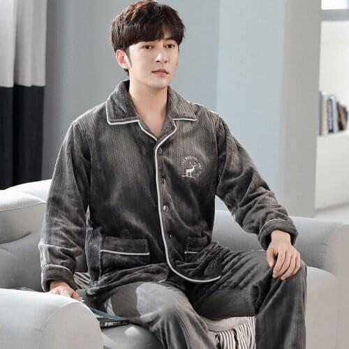 NANWUYUNYI Men's Warm Pajamas