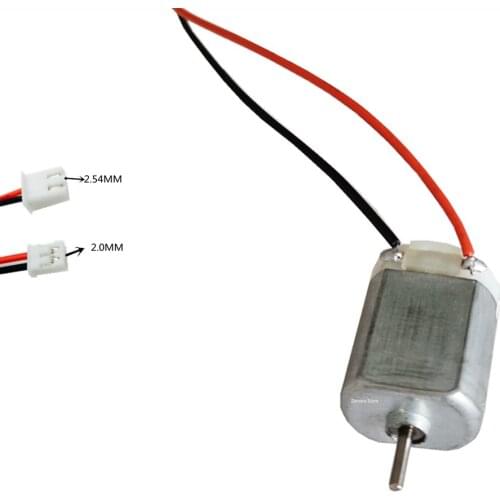 Micro 130 DC small motor 3V DIY toys X Leading wire / Dupont plug wire