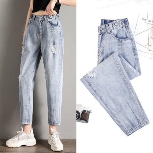 OLGITUM Womens Summer Jeans
