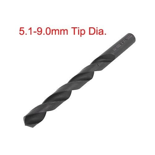 OZE19921102 5.1/5.2/5.3/5.4/5.5/5.6/5.7/5.8/5.9/6/6.1/6.2/6.3/6.4/6.5/6.6-9mm Dia. High Speed Steel Spiral Twist Drilling Bit