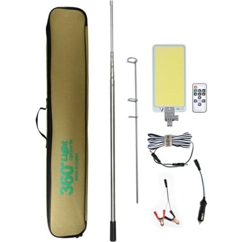 Portable Emergency lamp Work lamp 47W LED versatility off road lights rechargeable ip65 outdoors Road travel 4.5m telescopic rod