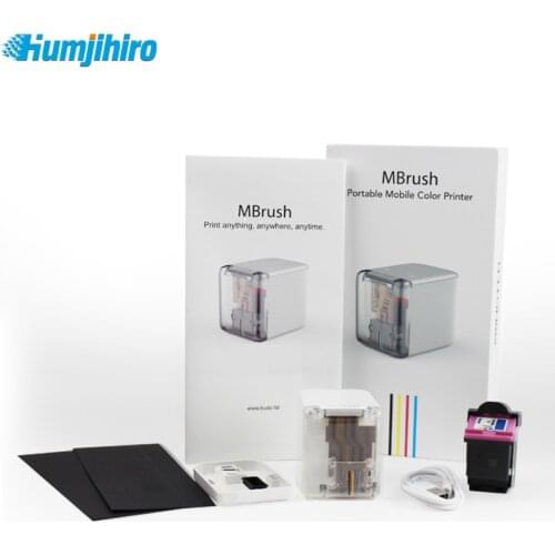 Mbrush Portable Mobile Mini Inkjet Printer WIFI Wireless Bluetooth-compatible Tattoo Logo Printing Inkjet Printer for iosAndroid