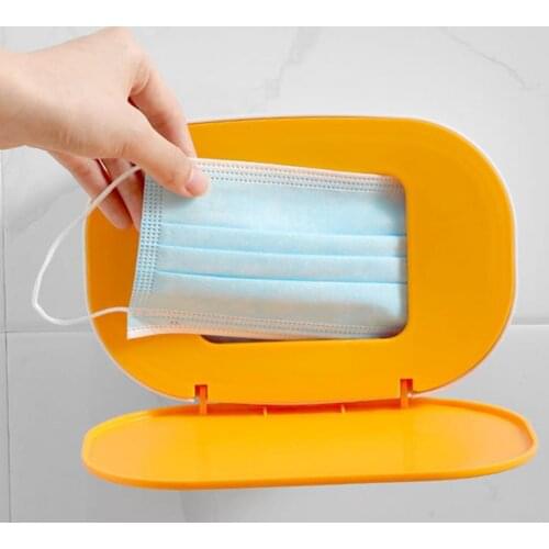 Dustptoof Face Cover Case Large Capacity Face Napkin Holder Waterproof Face Guard Organizer Face Cover Container for Home Office