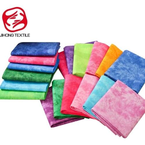 Tie-Dye Style Print Cotton Patchwork Sewing Fabric Diy Accessories 45*50cm 5 Pieces/Pack TJ1011