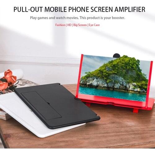 Phone screen amplifier For all smartphone 12 inch amplification function Stable phone holder Foldable structure