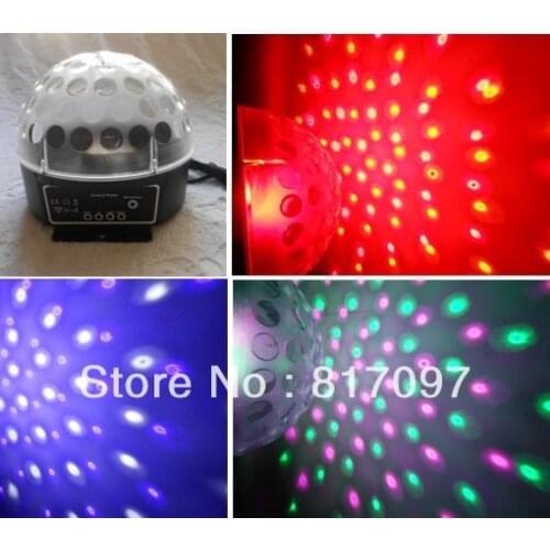 Venta 6X1W LED Efectos Bola Magica Luces Efectos Audio Sonido DJ Efectos Iluminacion Etapa Colores Luces Pub Bar Discoteca