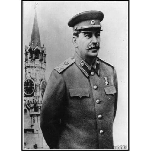 Vintage Stalin of the Soviet Union old Posters Simple Creative Kraft Paper Posters Classic Decorative Painting Art Paintings 86